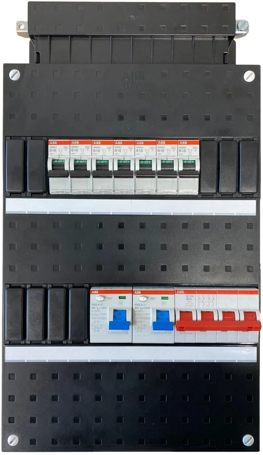 ABB groepenkast 7 groepen, 3-fase