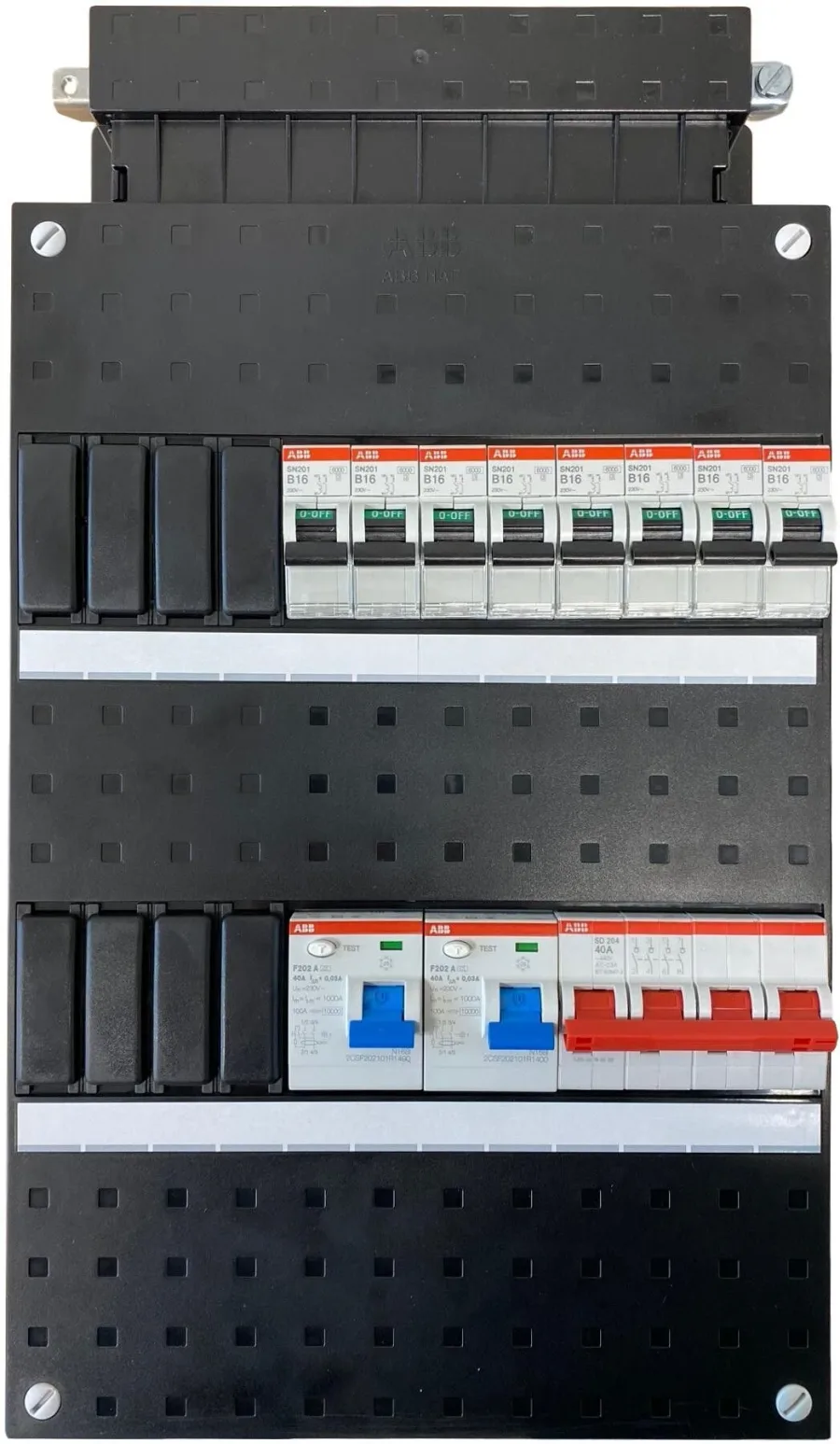 ABB groepenkast 8 groepen, 3-fase